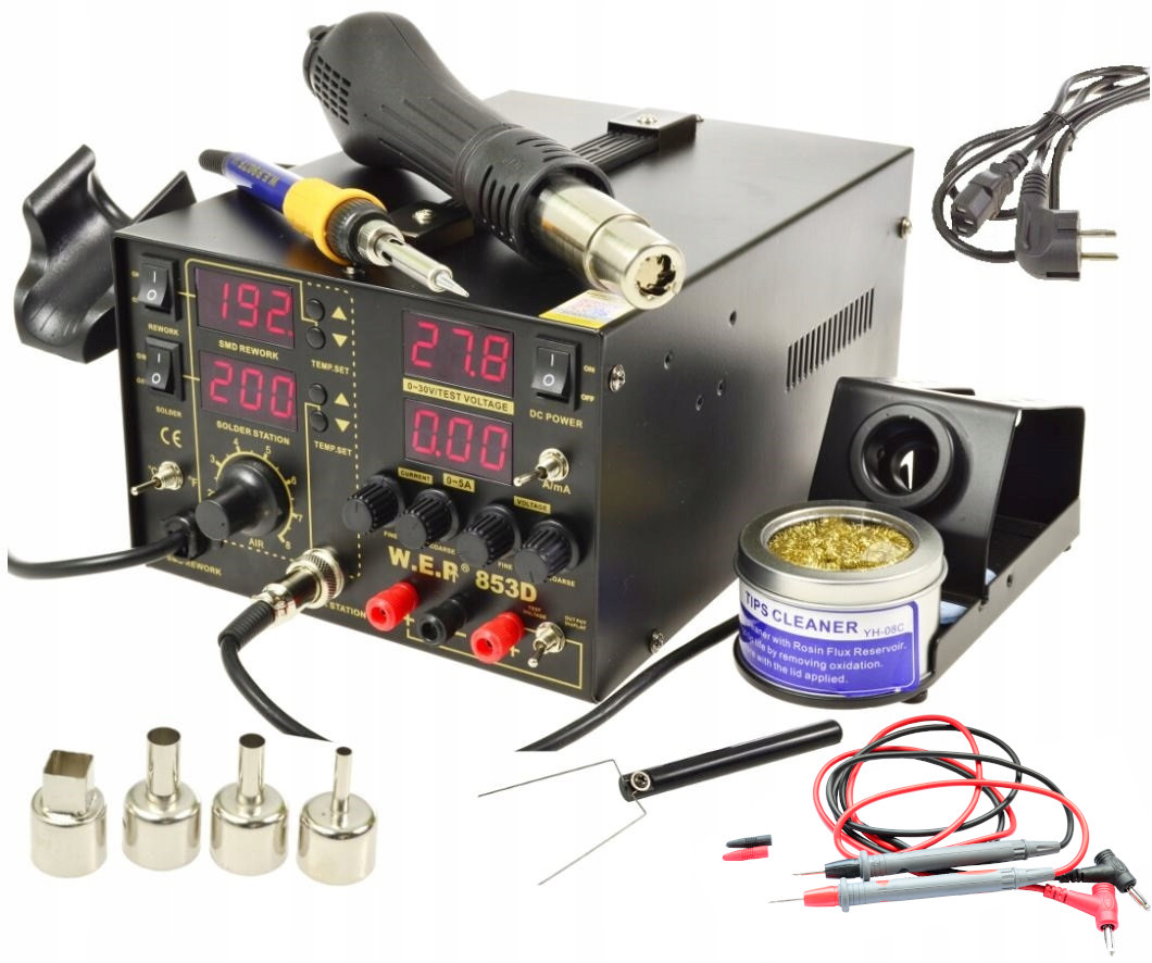 Spájkovacia stanica WEP 853D 5A 1050 W